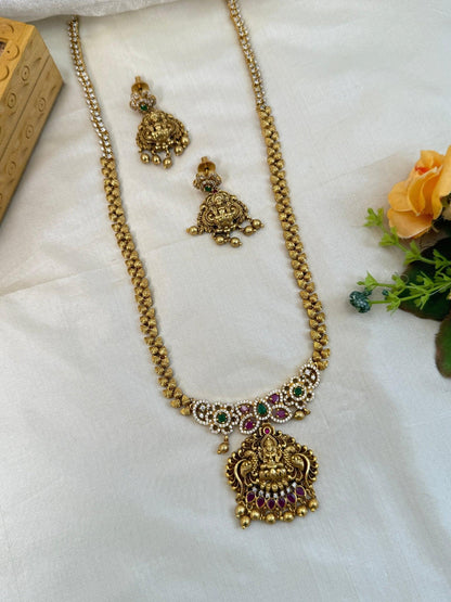 Royal Antique Long Necklace Set 850 - Mahilas