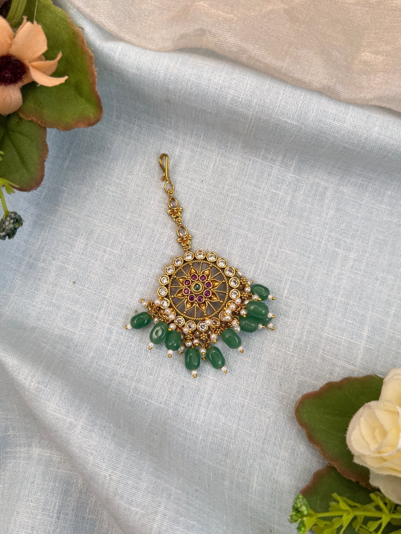 Royal Antique Maang Tikka 243 - Mahilas