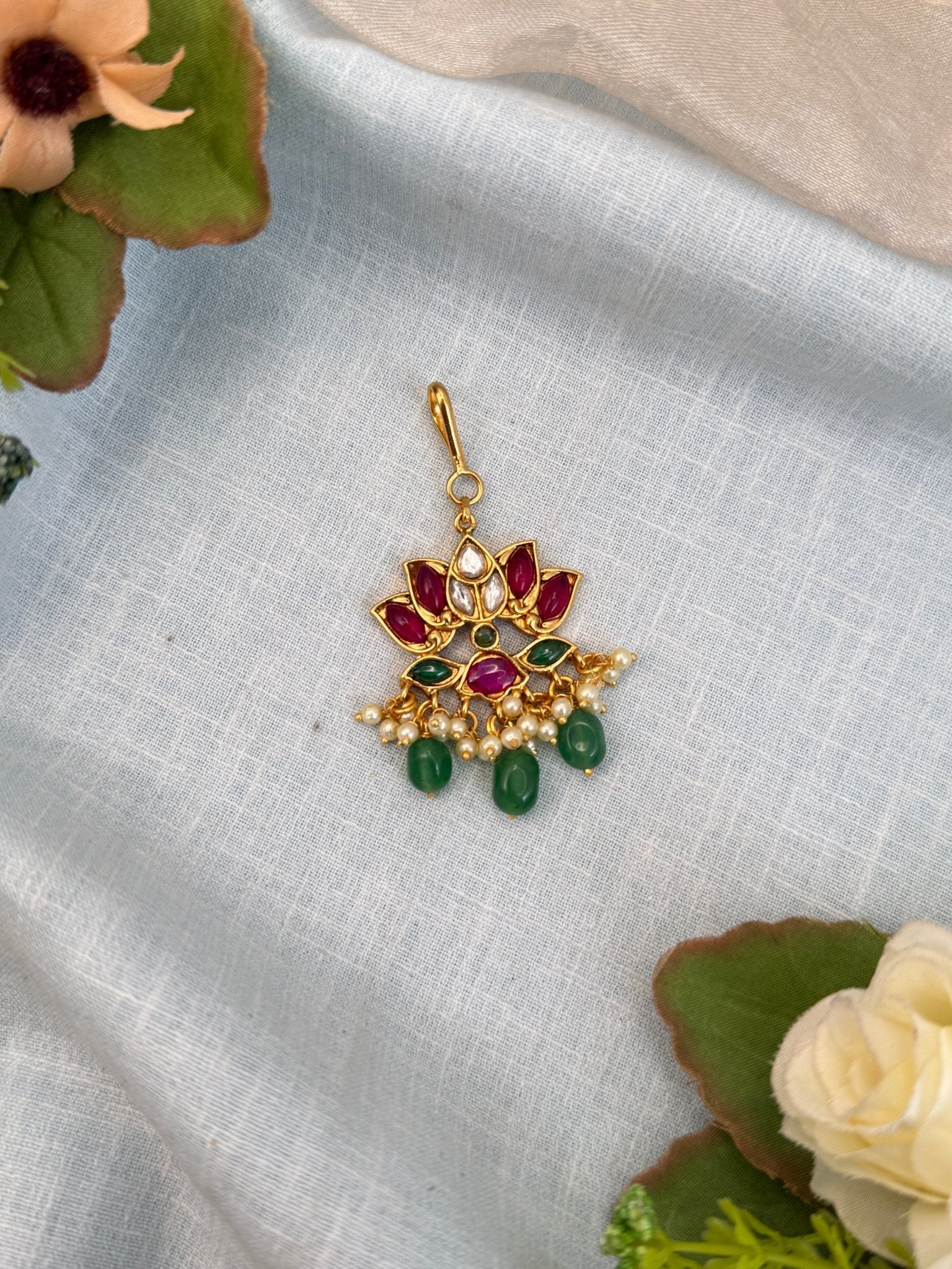 Royal Antique Maang Tikka 245 - Mahilas