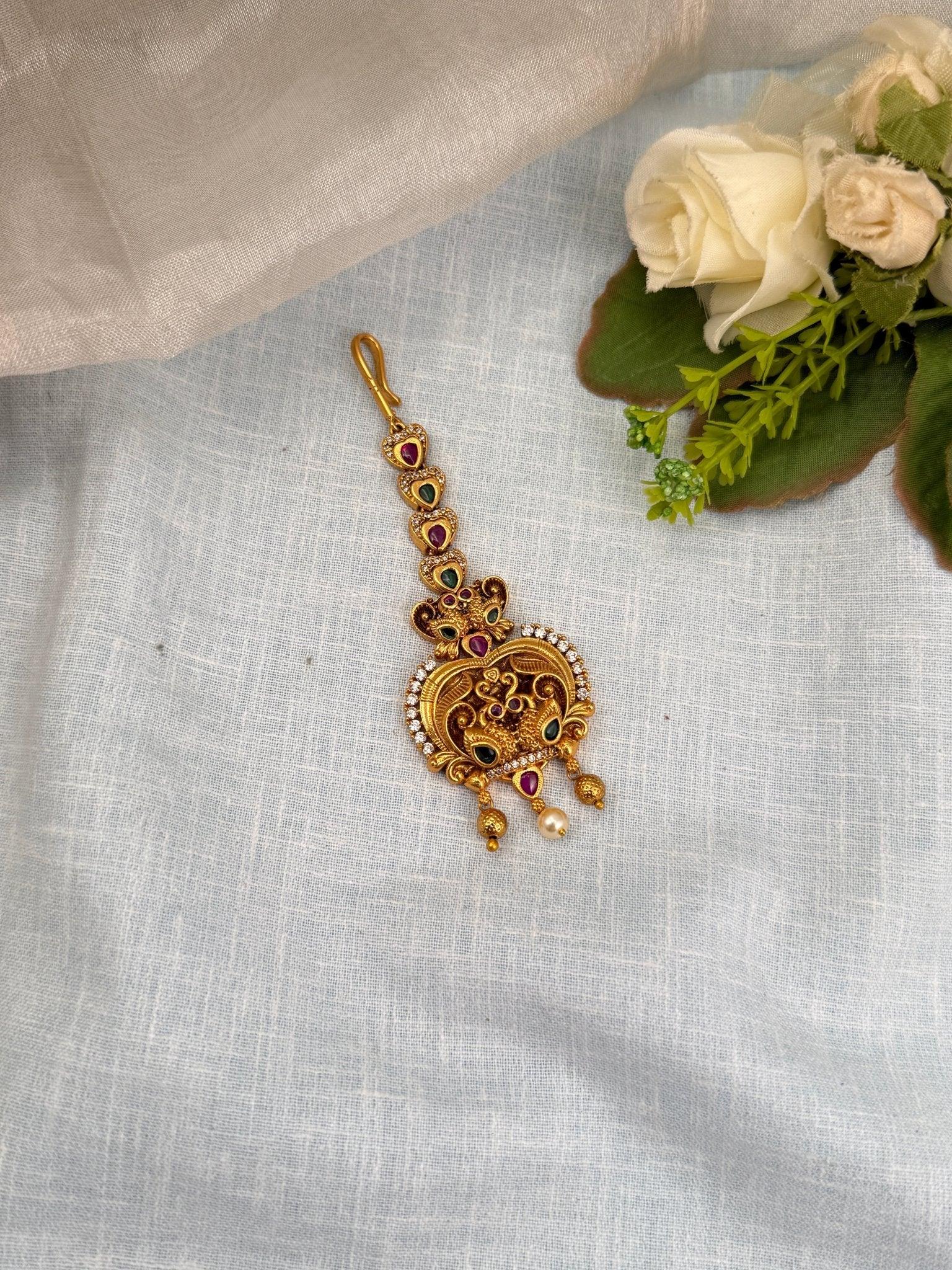 Royal Antique Maang Tikka 4367 - Mahilas