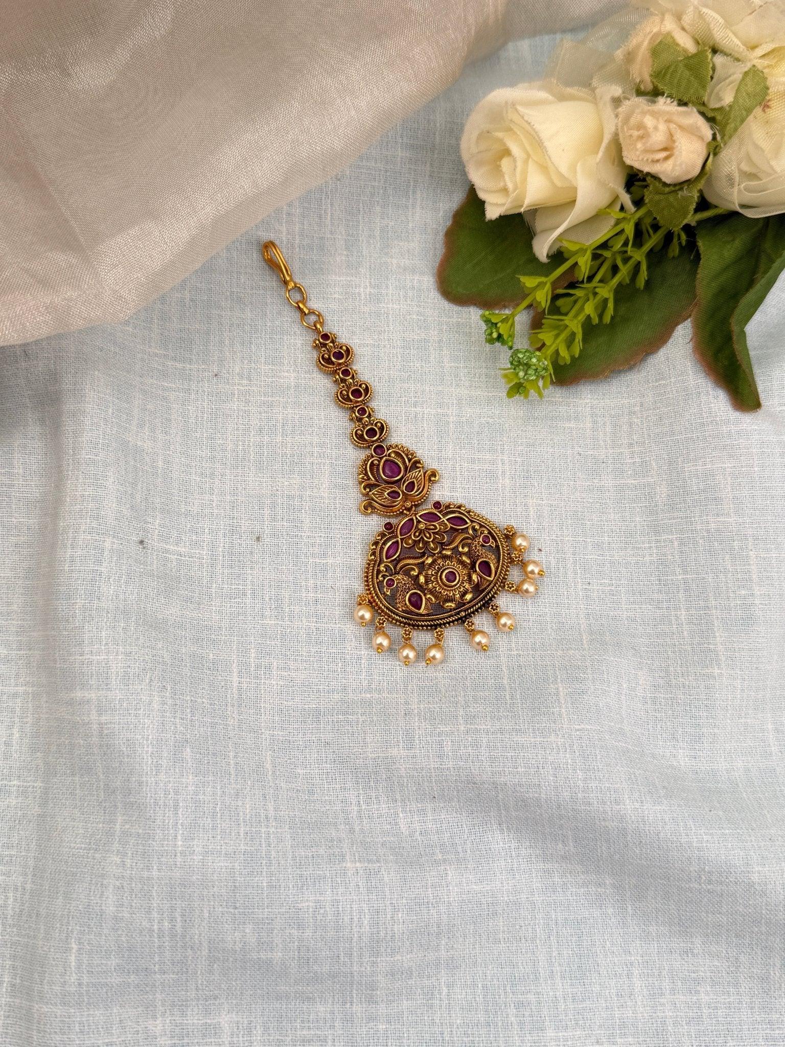 Royal Antique Maang Tikka 4368 - Mahilas