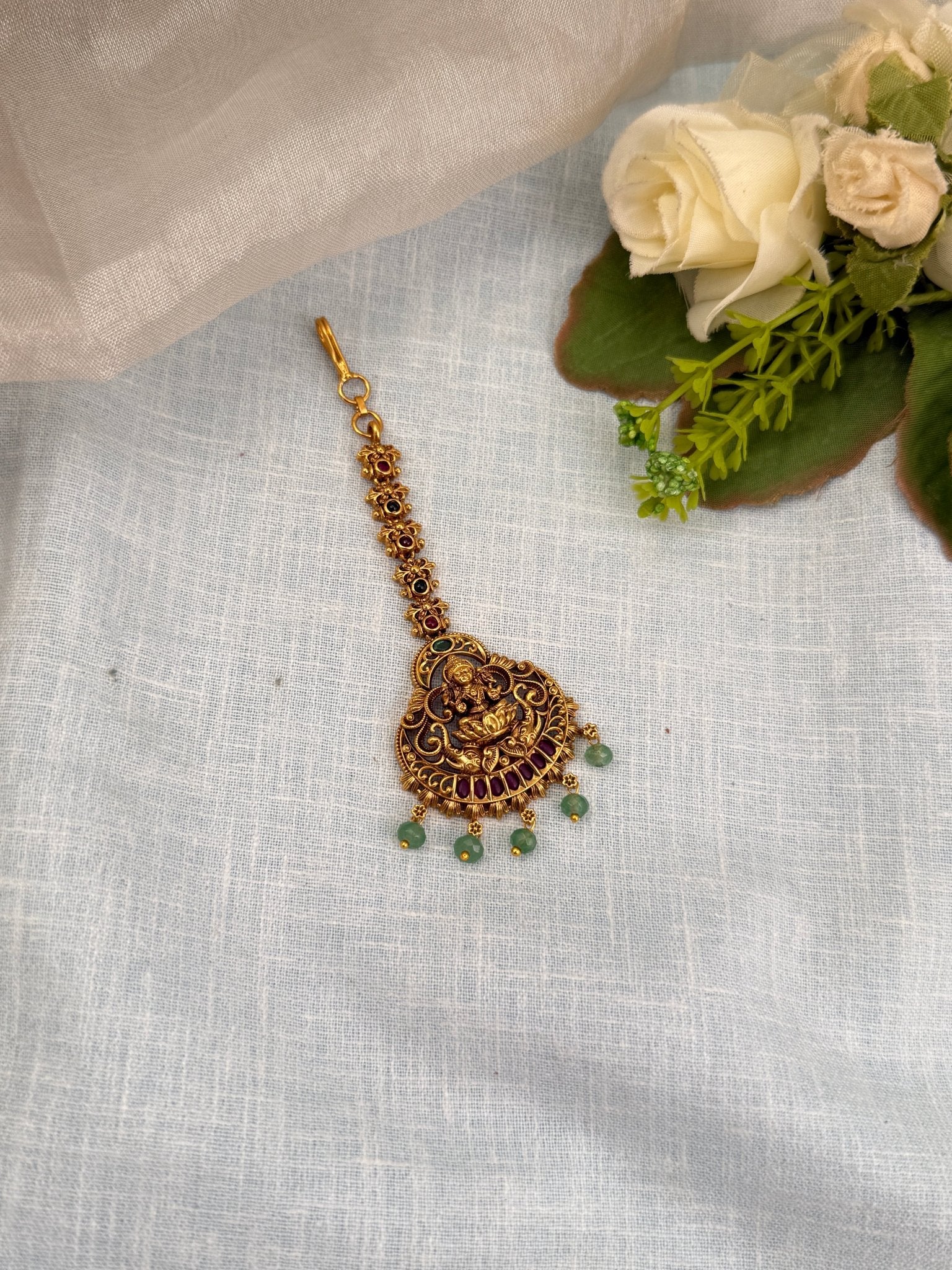 Royal Antique Maang Tikka 4370 - Mahilas