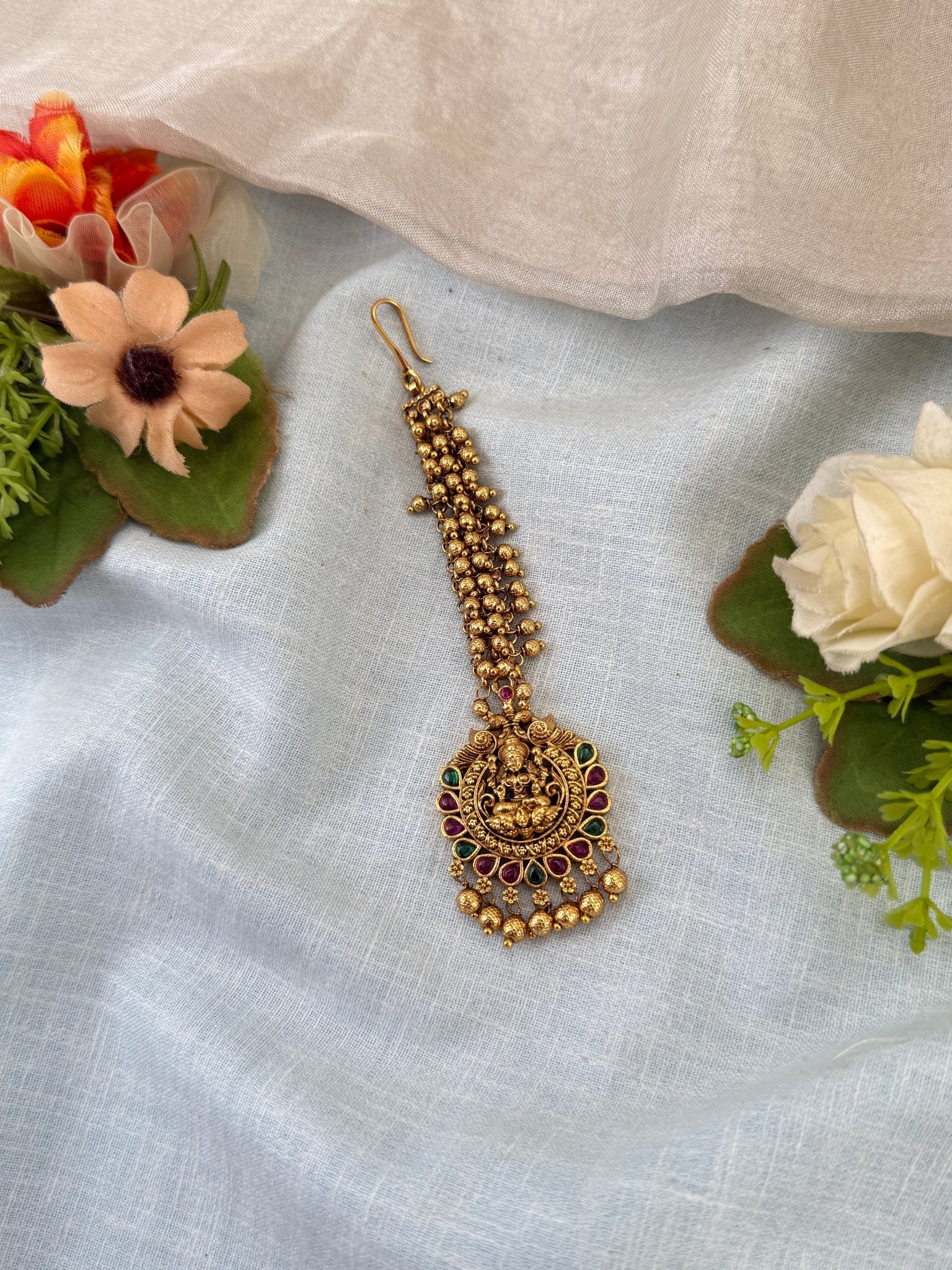 Royal Antique Maang Tikka 498 - Mahilas