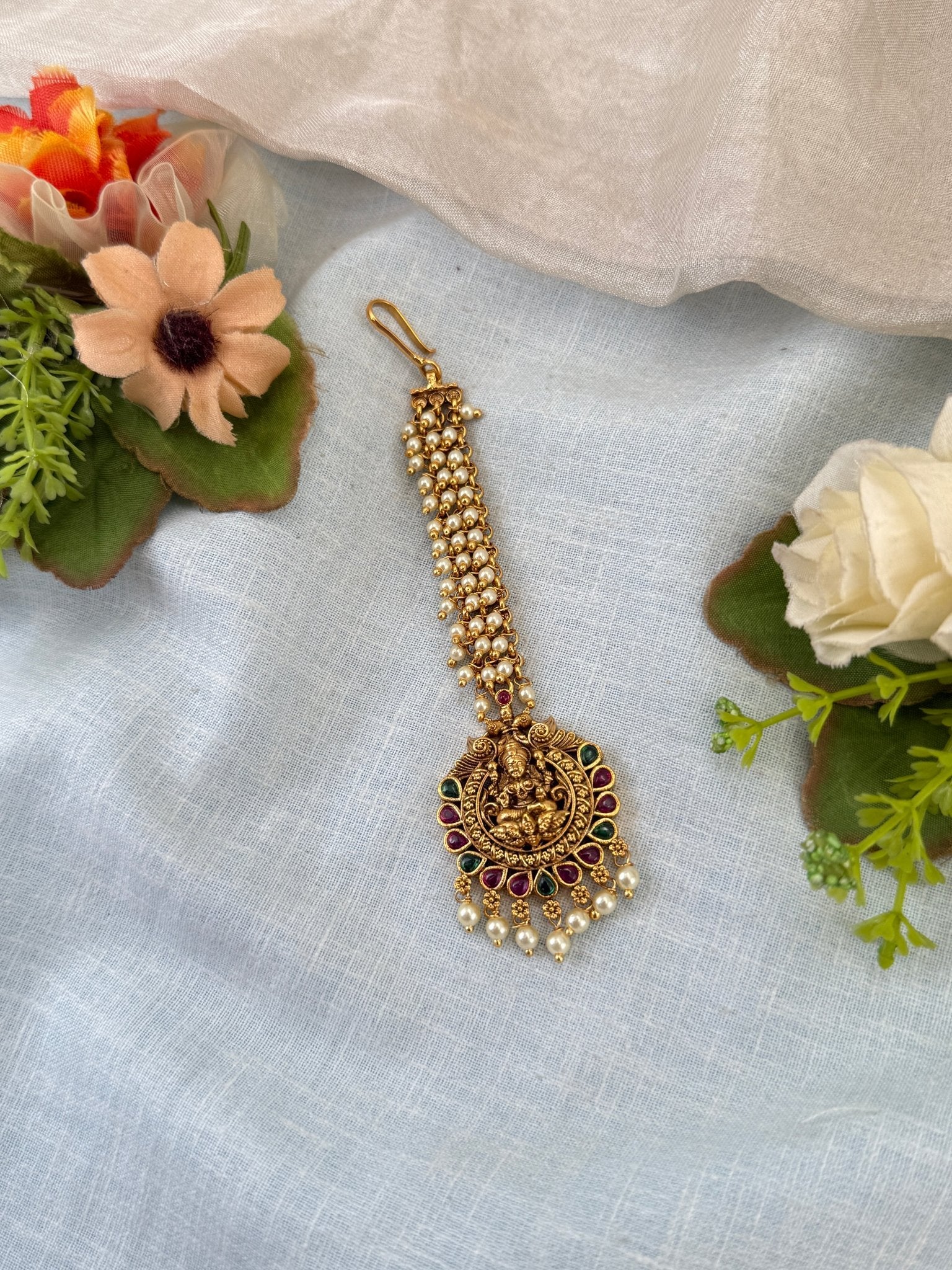 Royal Antique Maang Tikka 499 - Mahilas