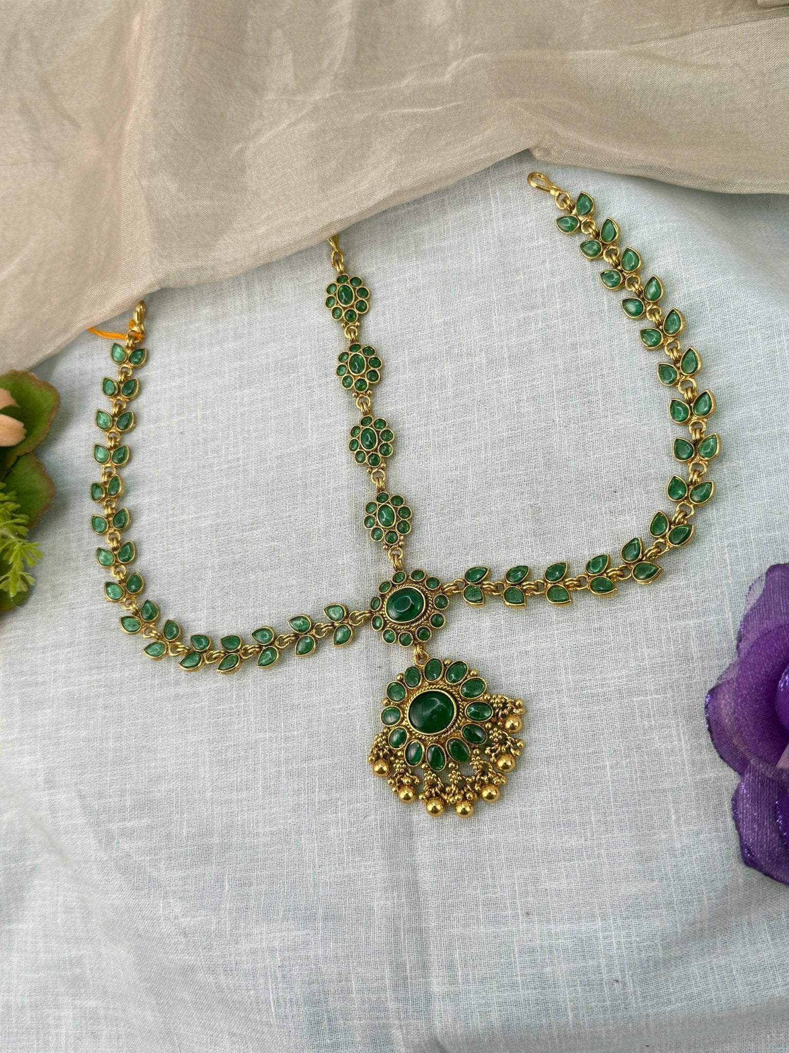 Royal Antique Maang Tikka Mathapatti 491 - Mahilas