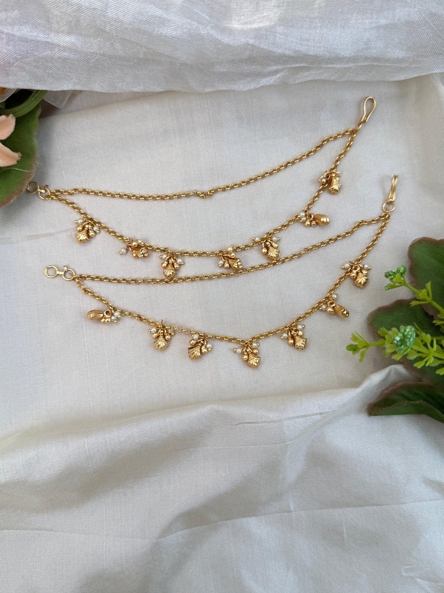 Royal Antique Maatal Earchain 291 - Mahilas