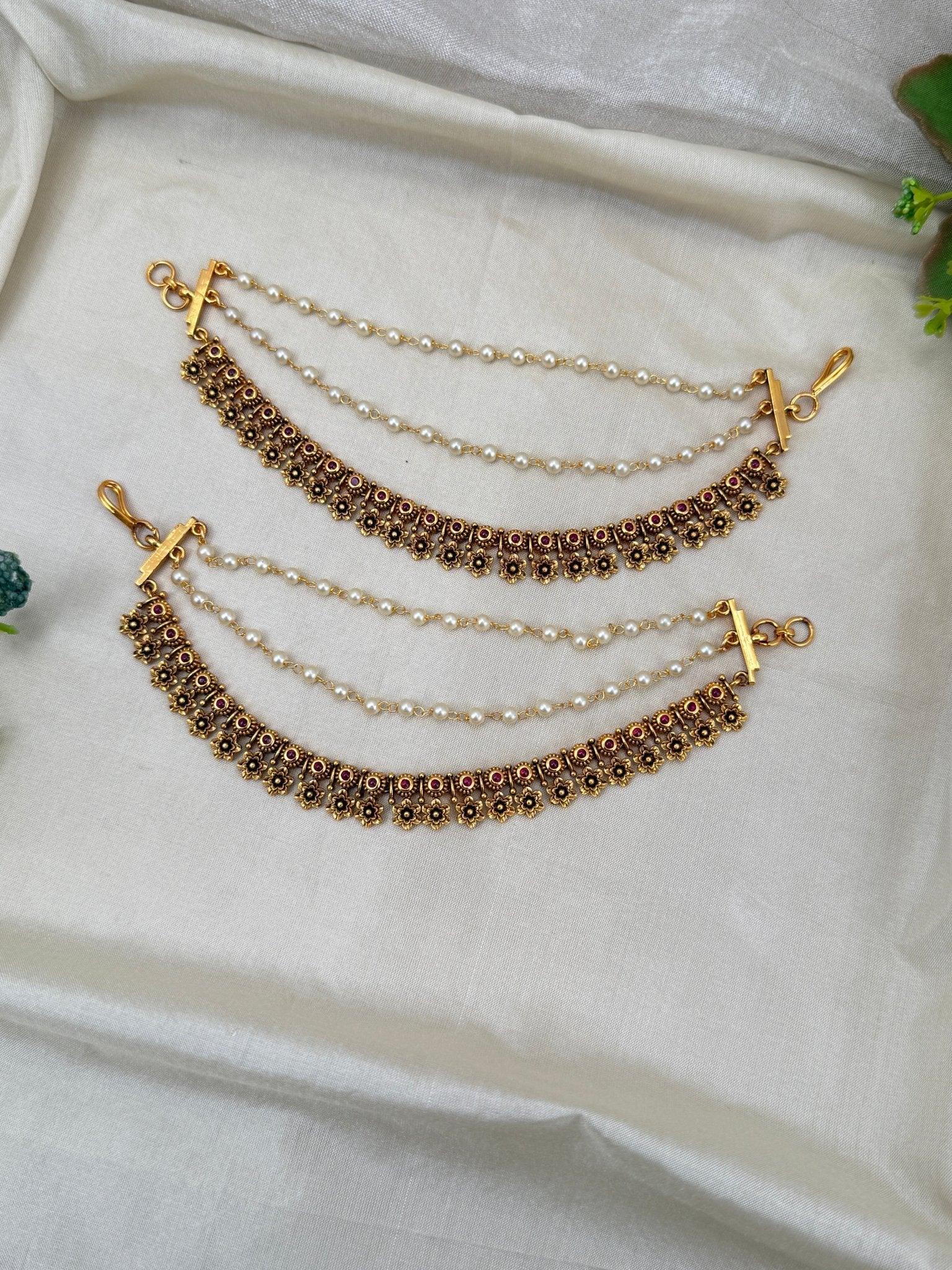 Royal Antique Maatal Earchain 307 - Mahilas