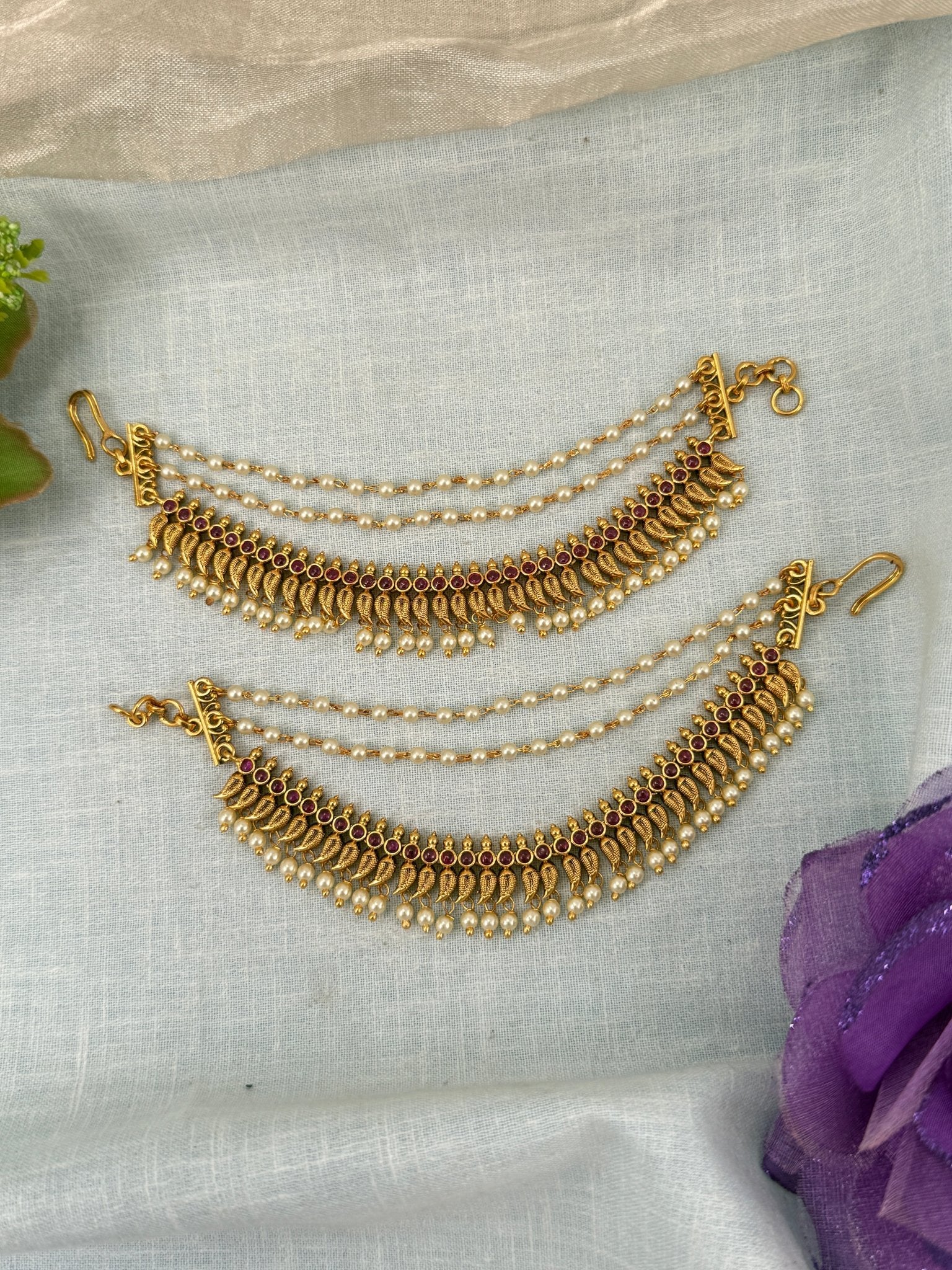 Royal Antique Maatal Earchain 397 - Mahilas