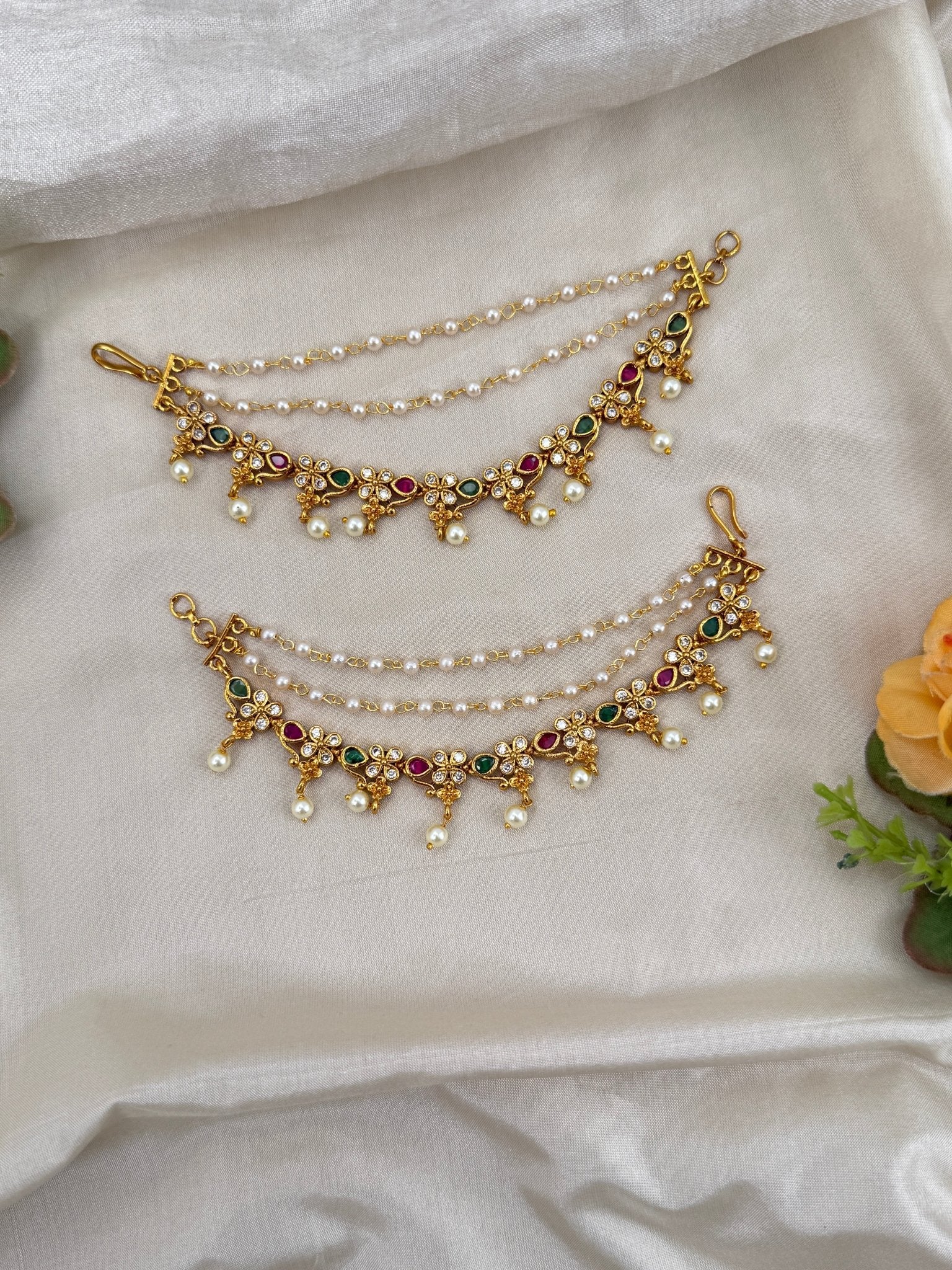Royal Antique Maatal Earchain 404 - Mahilas
