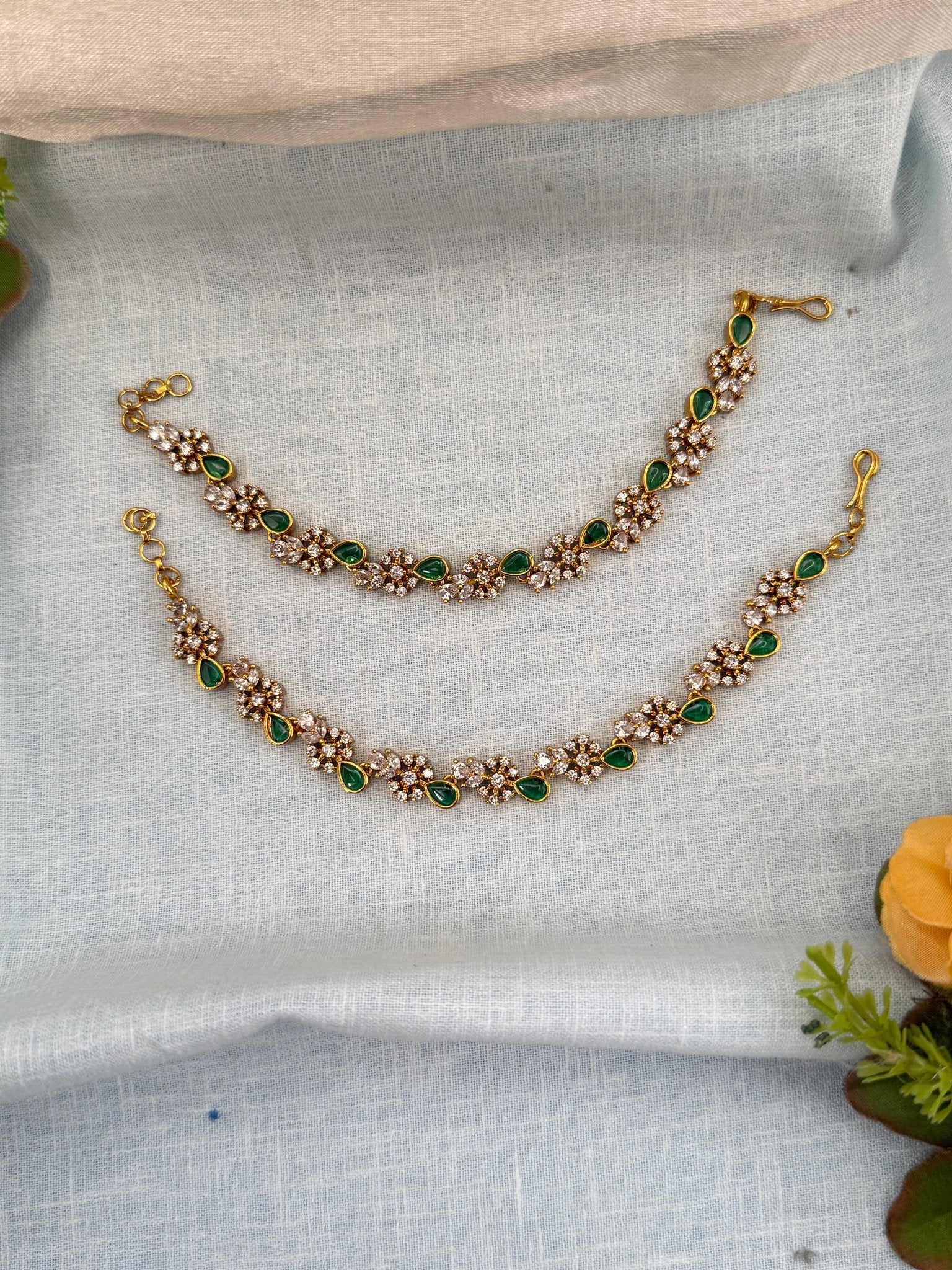 Royal Antique Maatal Earchain 409 - Mahilas