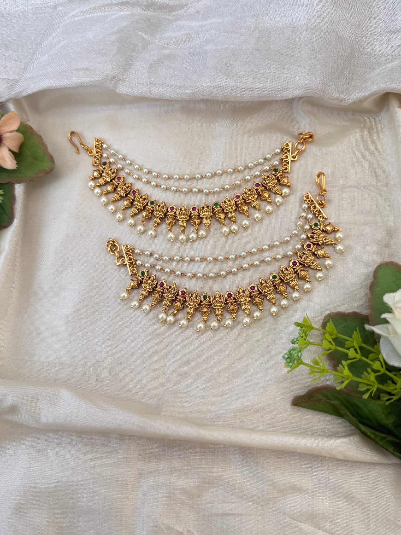 Royal Antique Maatal Earchain 519 - Mahilas