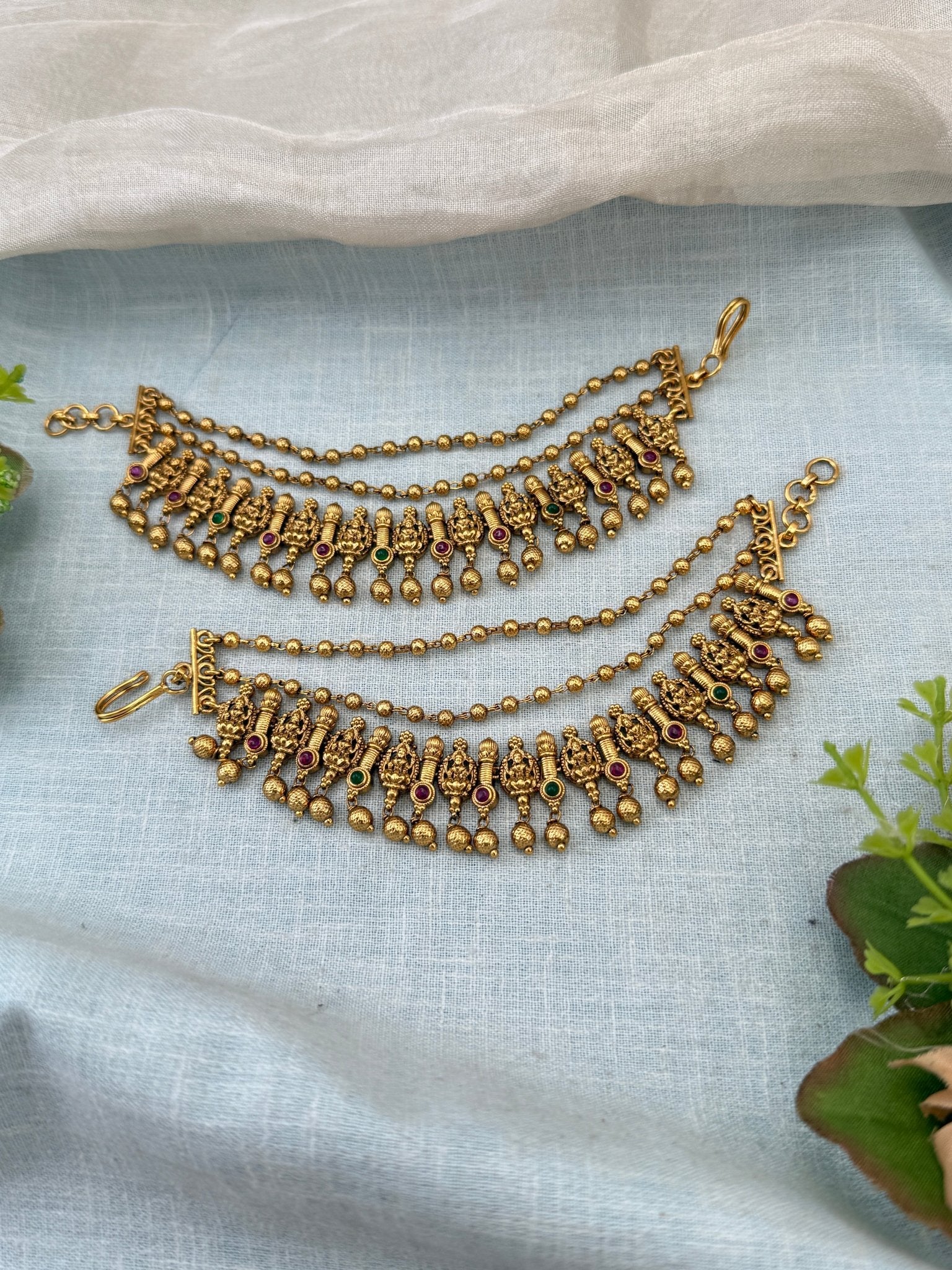 Royal Antique Maatal Earchain 531 - Mahilas