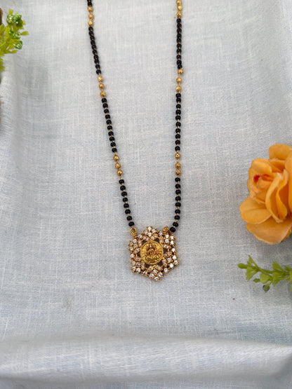 Royal Antique Mangalya Chain Necklace Set 0502 - Mahilas