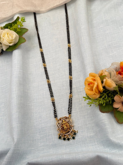 Royal Antique Mangalya Chain Necklace Set 0504 - Mahilas