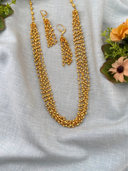 Royal Antique Multi Layer Necklace Set 1168 - Mahilas