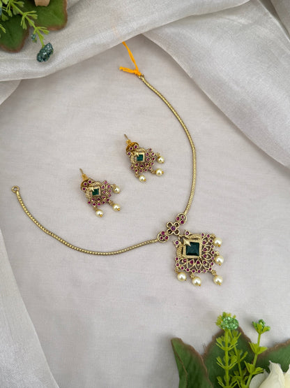 Royal Antique Necklace Set 720 - Mahilas