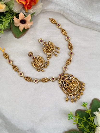 Royal Antique Necklace Set 748 - Mahilas