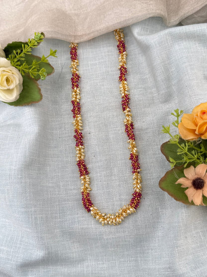 Royal Antique Pearl Layer Necklace 1153 - Mahilas