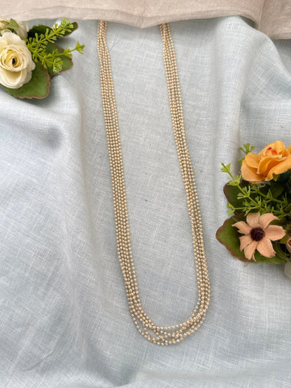 Royal Antique Pearl Multi Layer Necklace 1161 - Mahilas