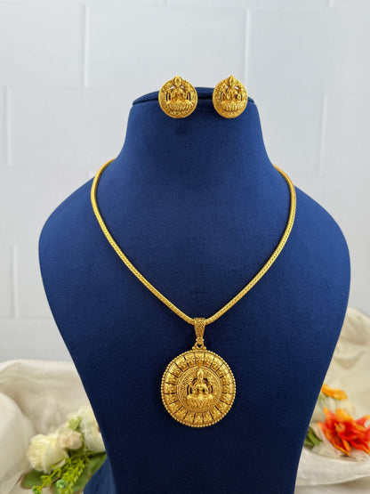 Royal Antique Pendant Necklace Set 755 - Mahilas