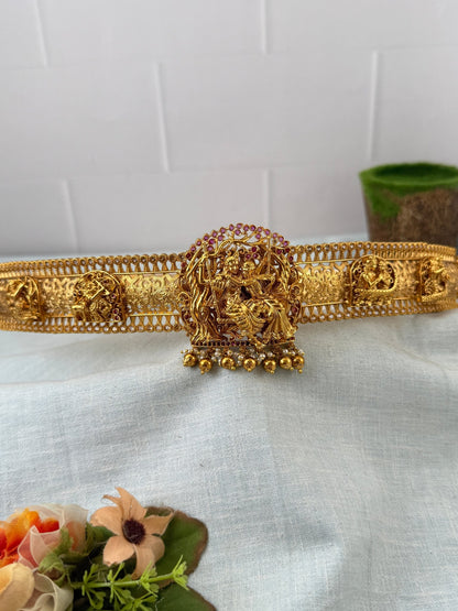 Royal Antique Radha Krishna Vaddanam Kamarbandh 8111 - Mahilas