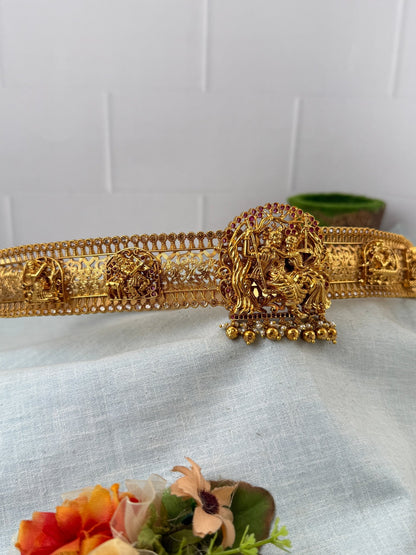Royal Antique Radha Krishna Vaddanam Kamarbandh 8111 - Mahilas