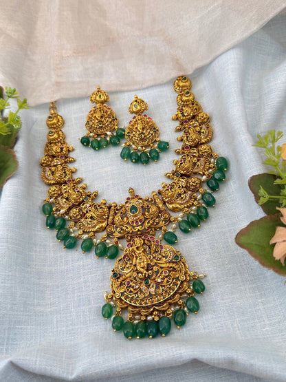 Royal Antique Short Necklace Set 1132 - Mahilas