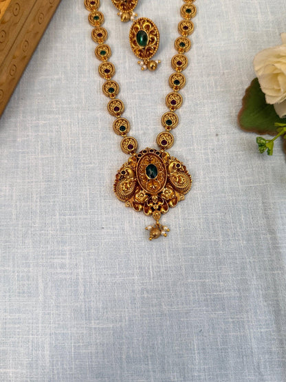 Royal Antique Short Necklace Set 833 - Mahilas