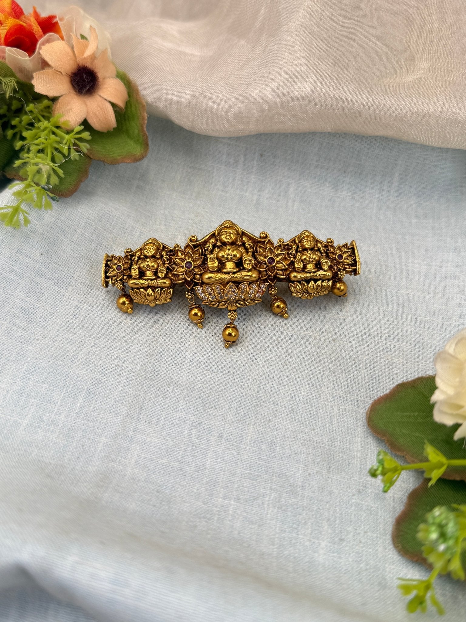 Royal Antique Stone Hair Clip 167 - Mahilas