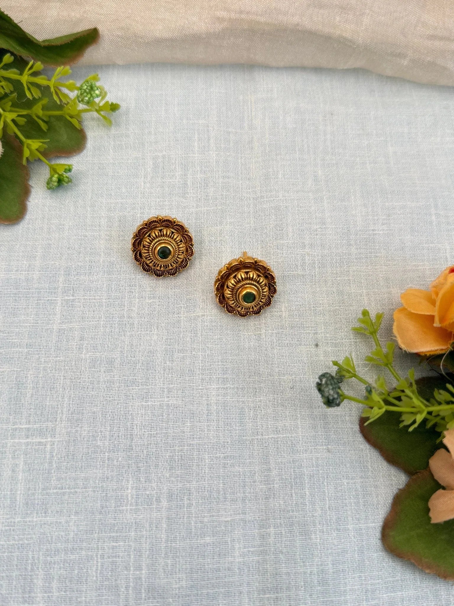 Royal Antique Stud Earrings 0652 - Mahilas