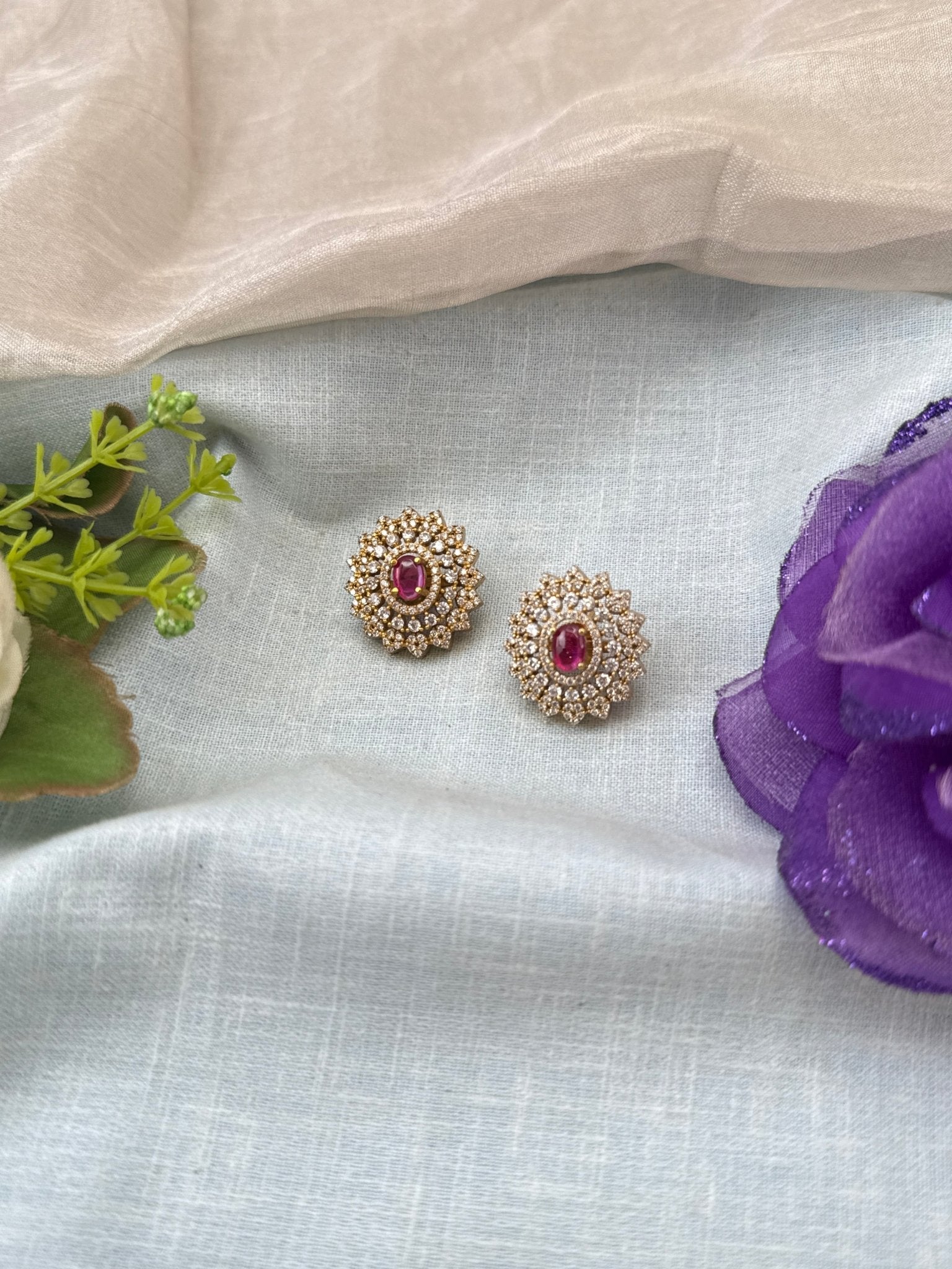 Royal Antique Stud Earrings 1095 - Mahilas