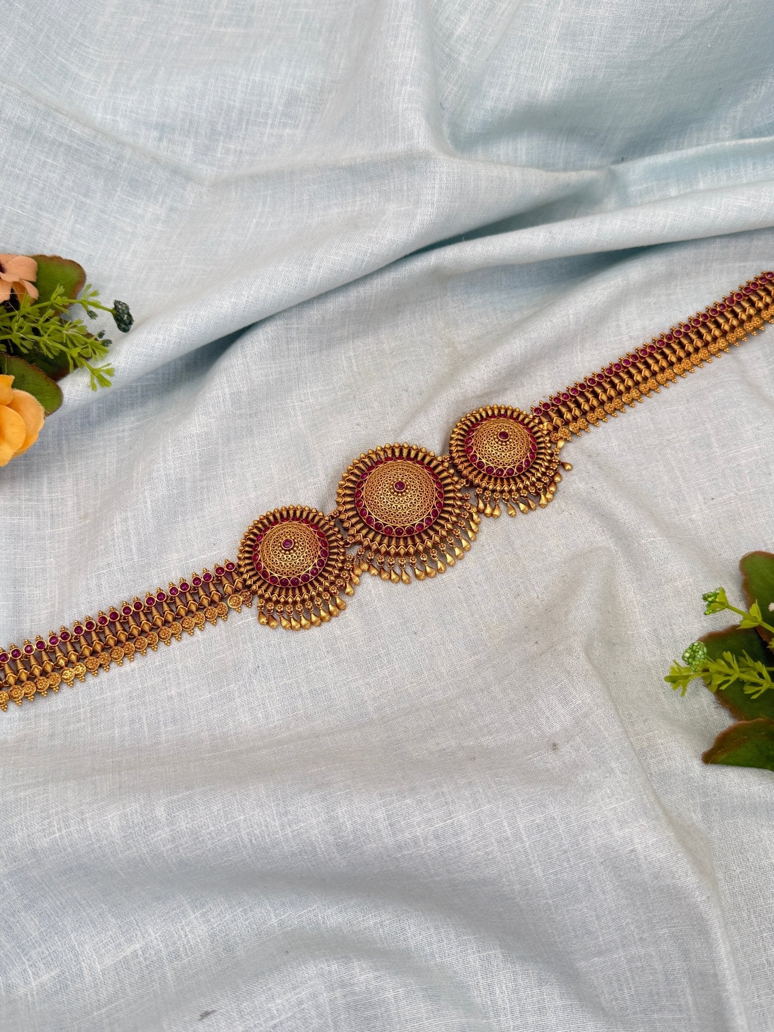 Royal Antique Vaddanam Kamarbandh Hip Belt 7212 - Mahilas