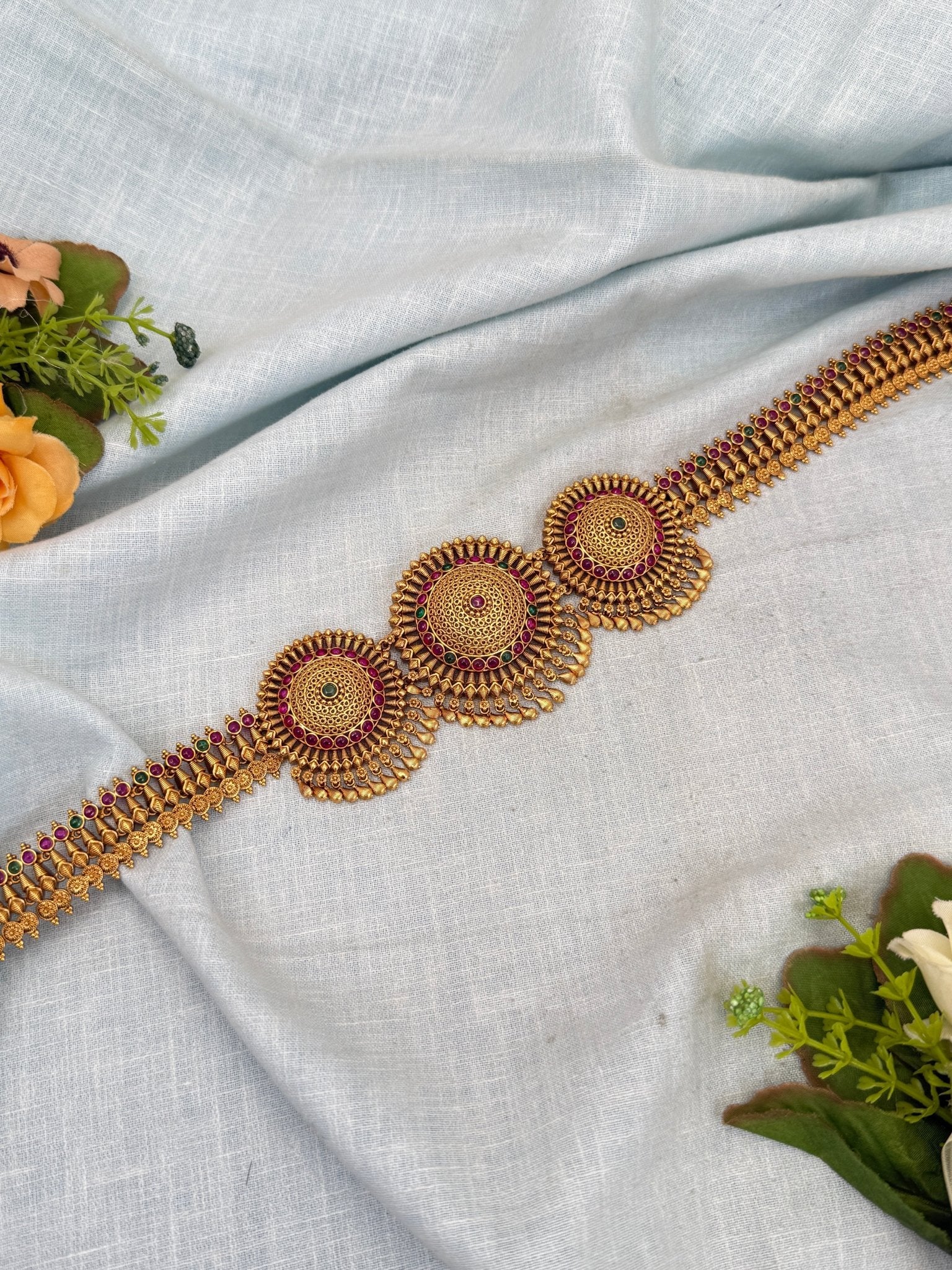 Royal Antique Vaddanam Kamarbandh Hip Belt 7222 - Mahilas