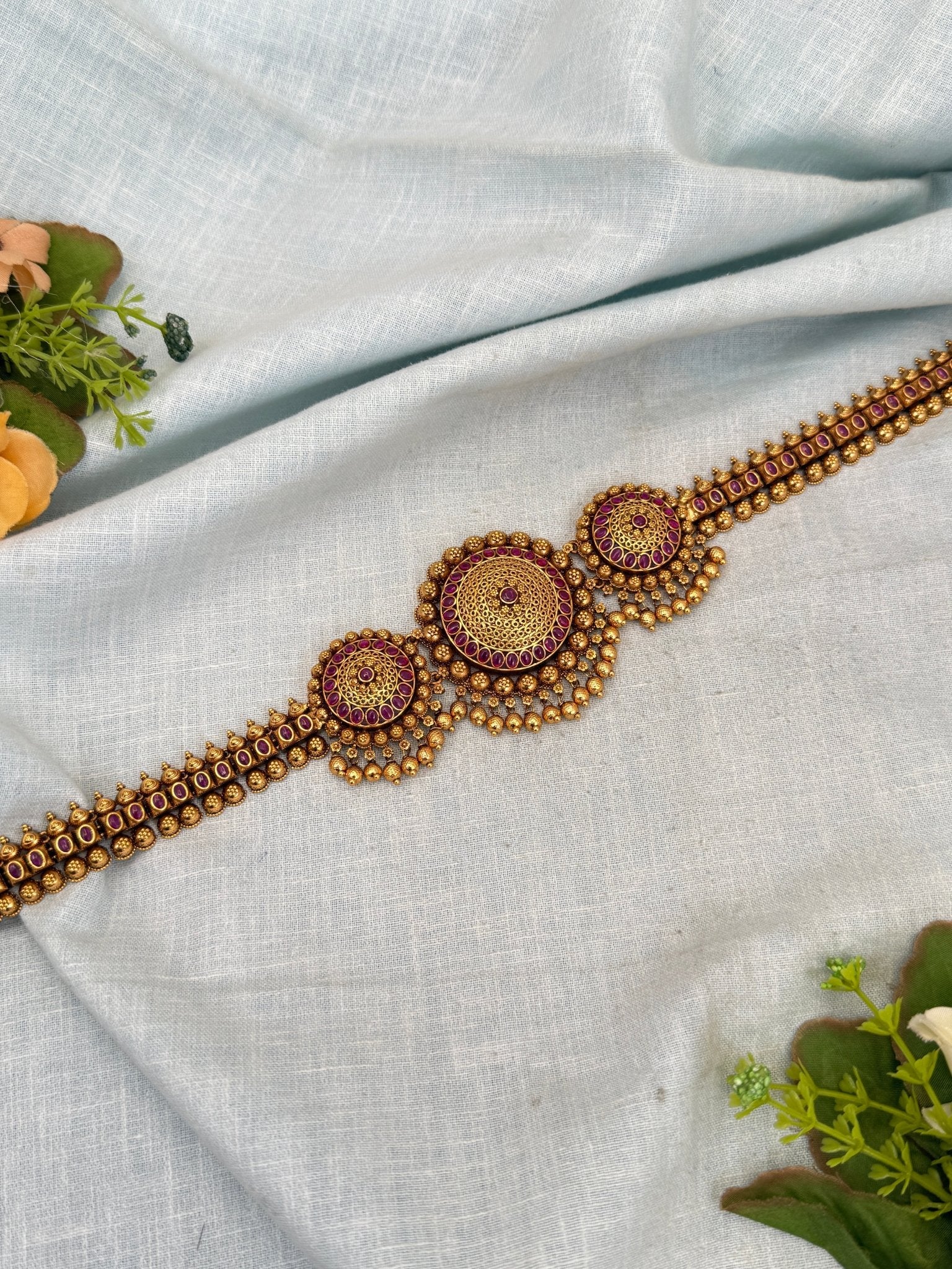 Royal Antique Vaddanam Kamarbandh Hip Belt 7224 - Mahilas