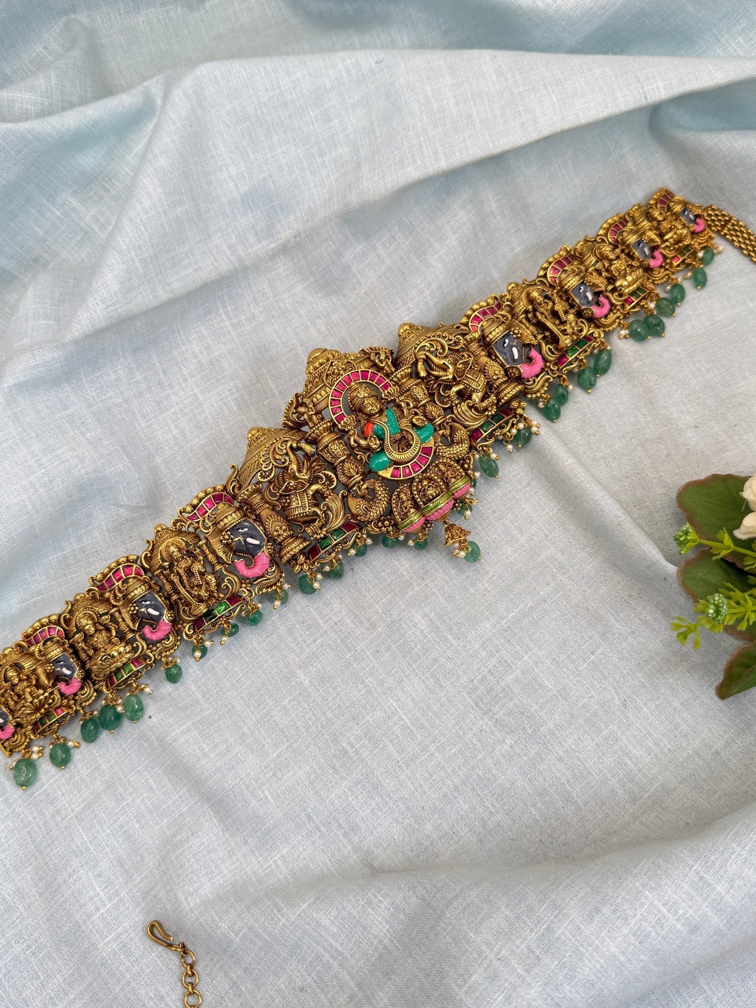 Royal Antique Vaddanam Kamarbandh Hip Belt 7231 - Mahilas