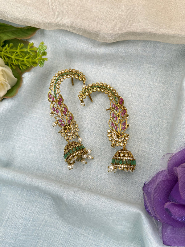 Royal Antique Victorian Earcuff Earrings 0944