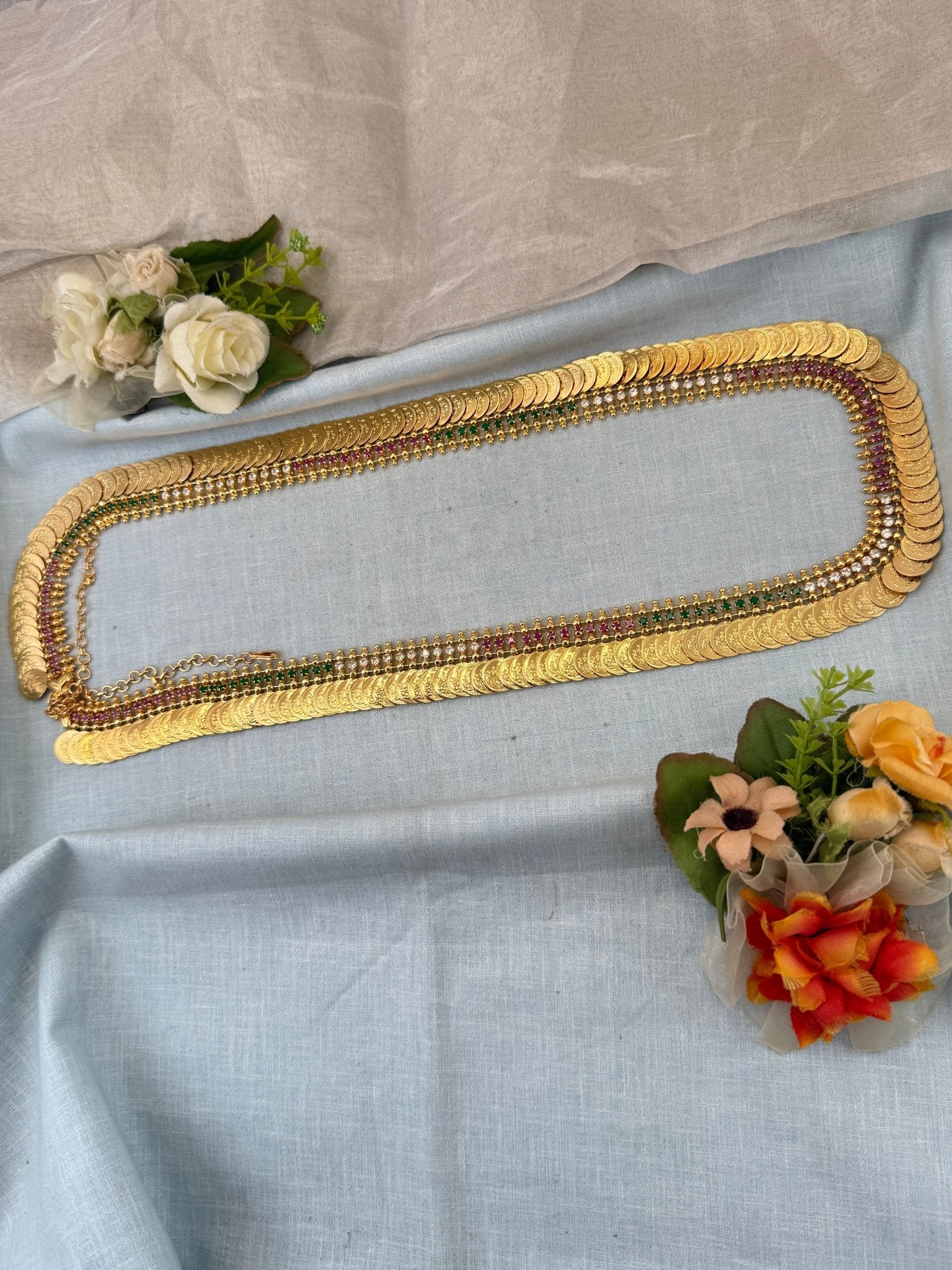 Royal Gold Like Kaasu Vaddanam Kamarbandh 8027 - Mahilas