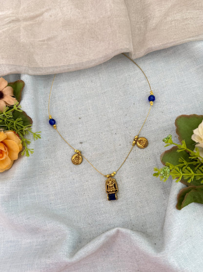 Royal Invisible Chain Antique Necklace 1010 - Mahilas