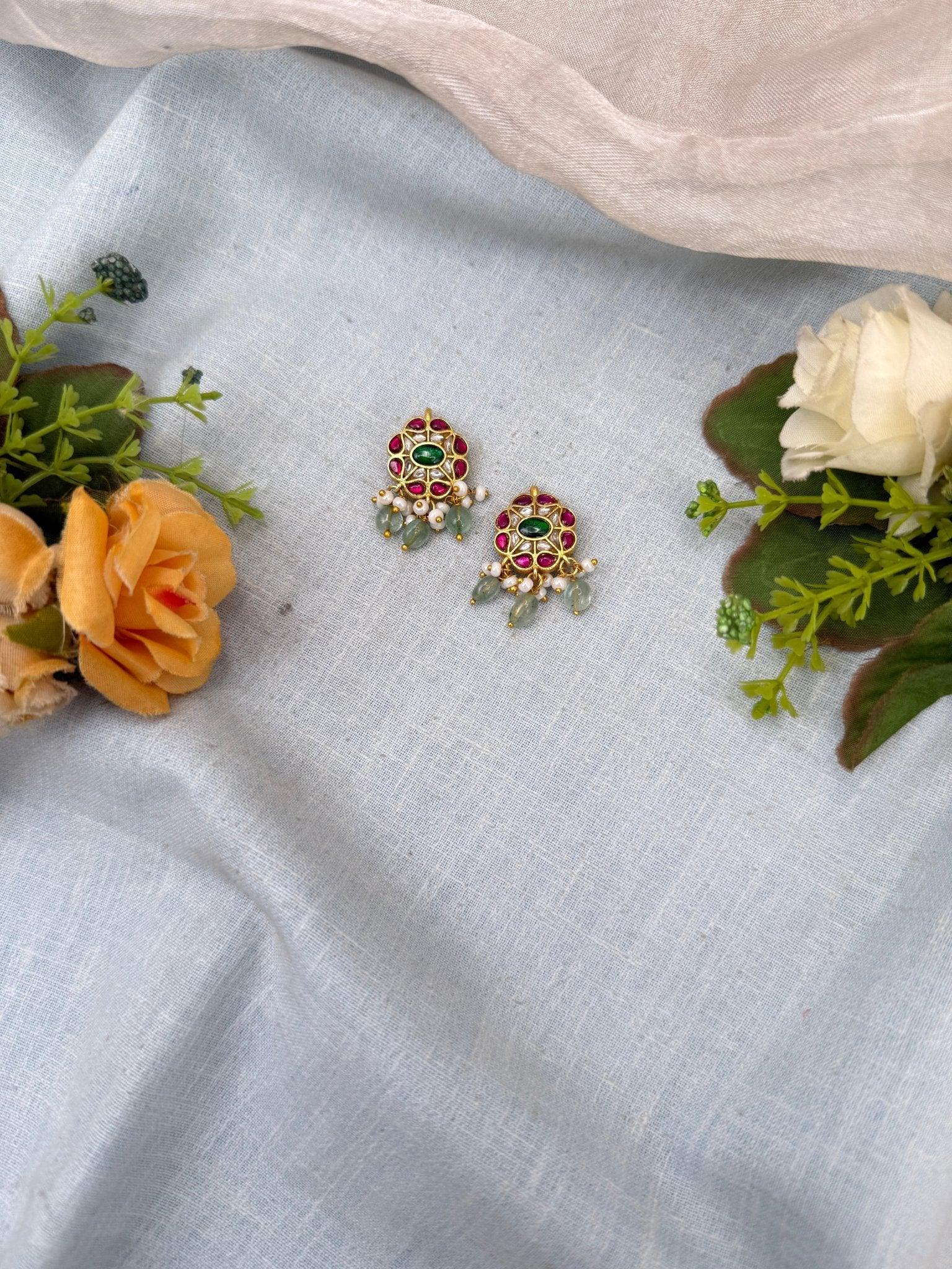 Royal Jadau kundan Bugadi Earcuff Earrings 0513 - Mahilas