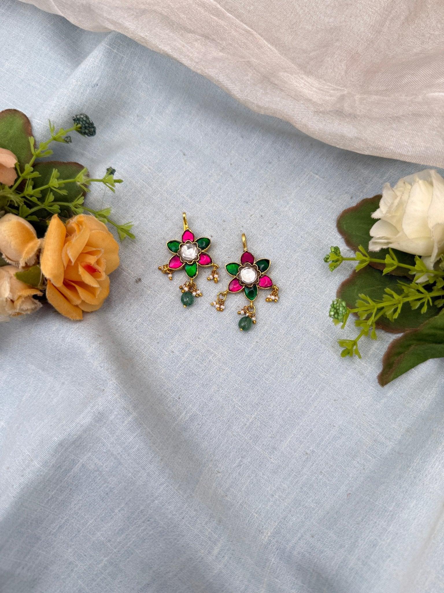 Royal Jadau kundan Bugadi Earcuff Earrings 0515 - Mahilas