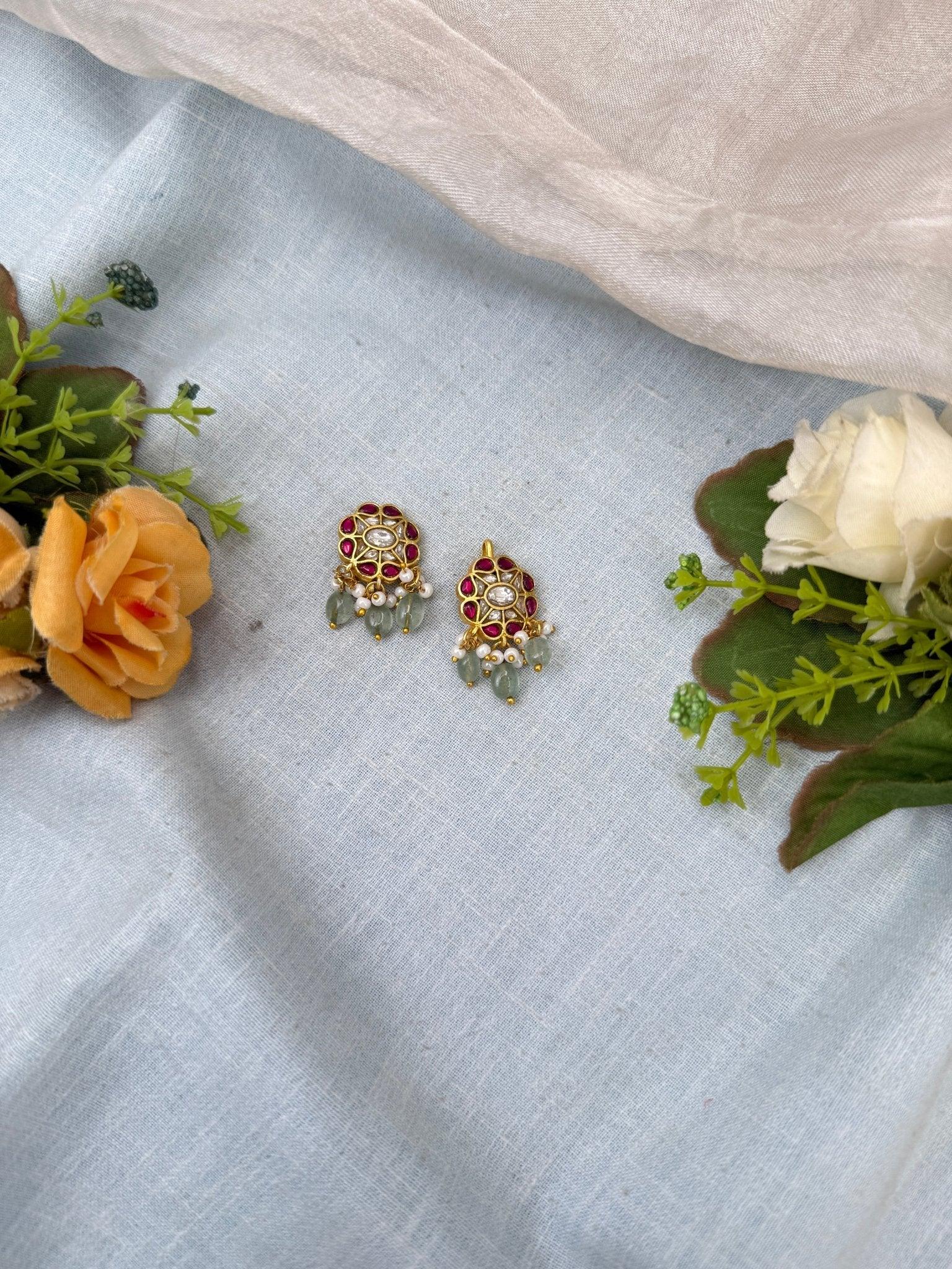 Royal Jadau kundan Bugadi Earcuff Earrings 0516 - Mahilas