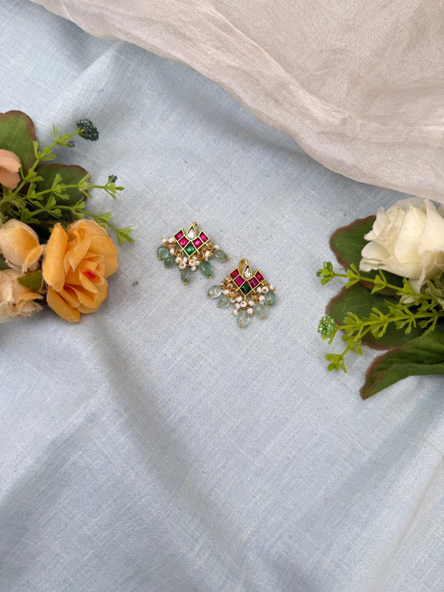 Royal Jadau kundan Bugadi Earcuff Earrings 0517 - Mahilas