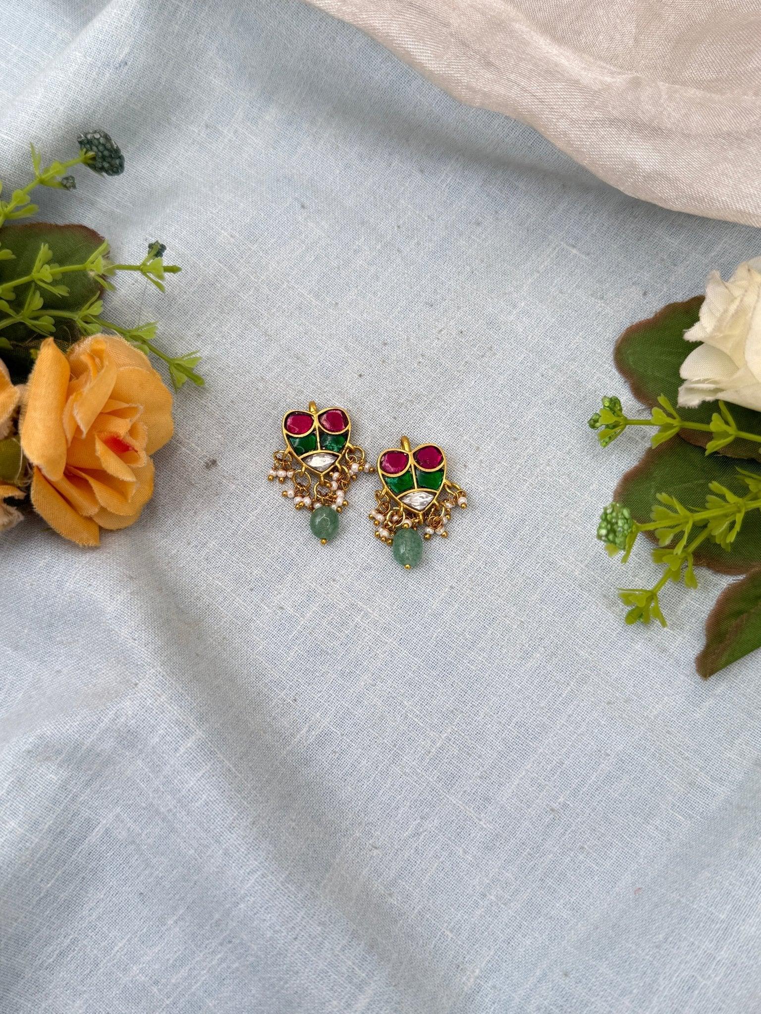 Royal Jadau kundan Bugadi Earcuff Earrings 0520 - Mahilas