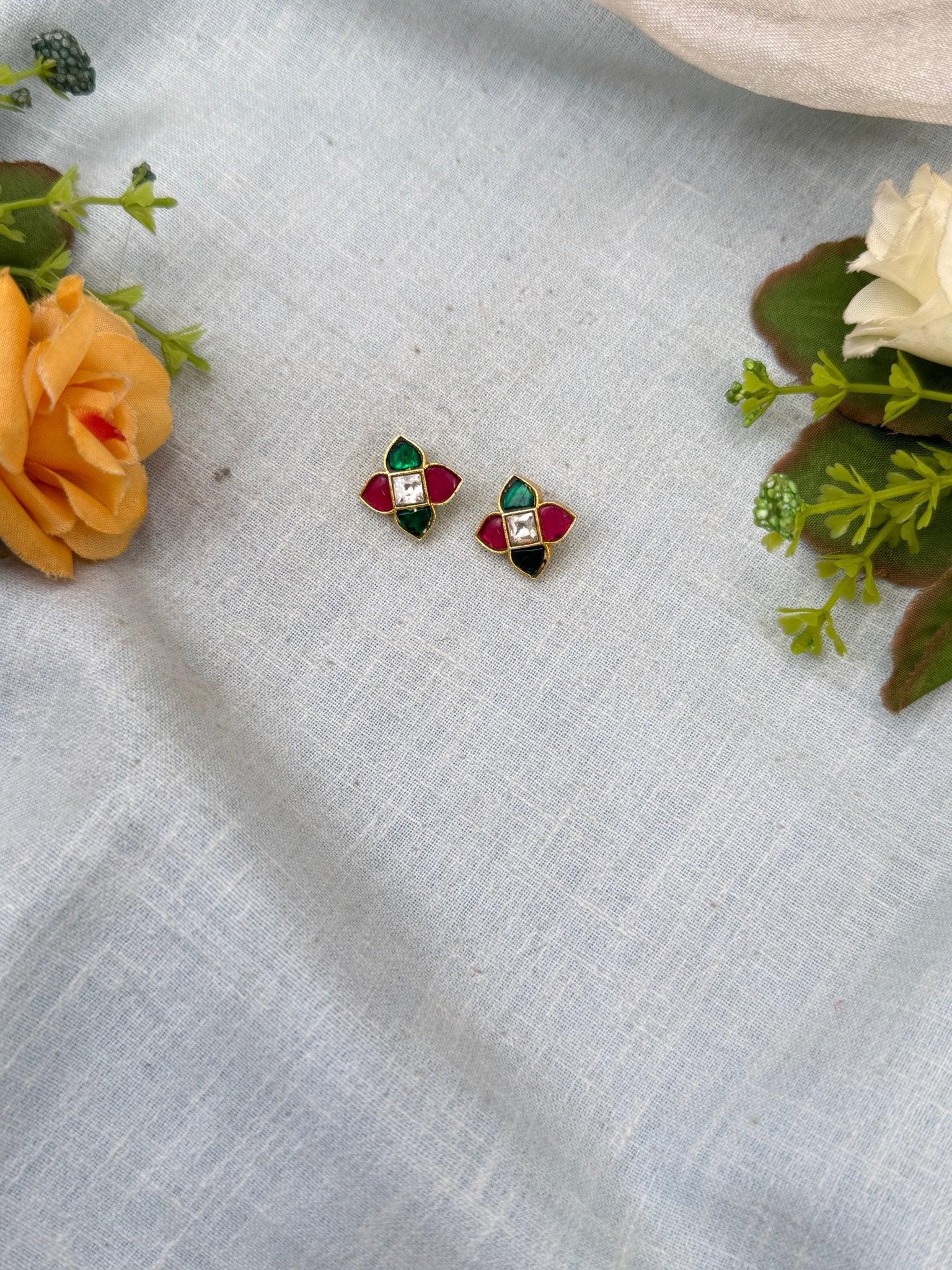 Royal Jadau kundan Bugadi Earcuff Earrings 0529 - Mahilas