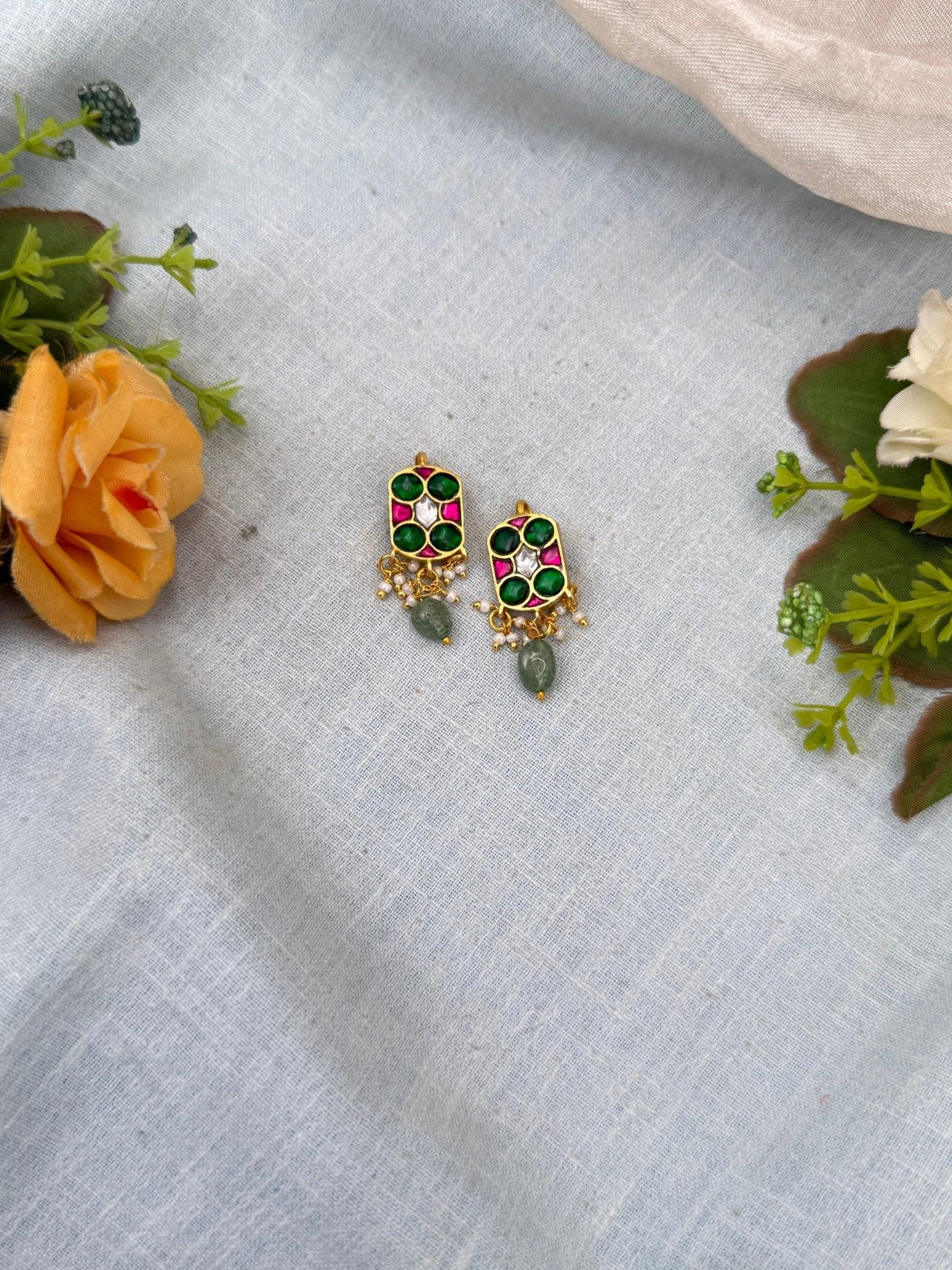 Royal Jadau kundan Bugadi Earcuff Earrings 0533 - Mahilas