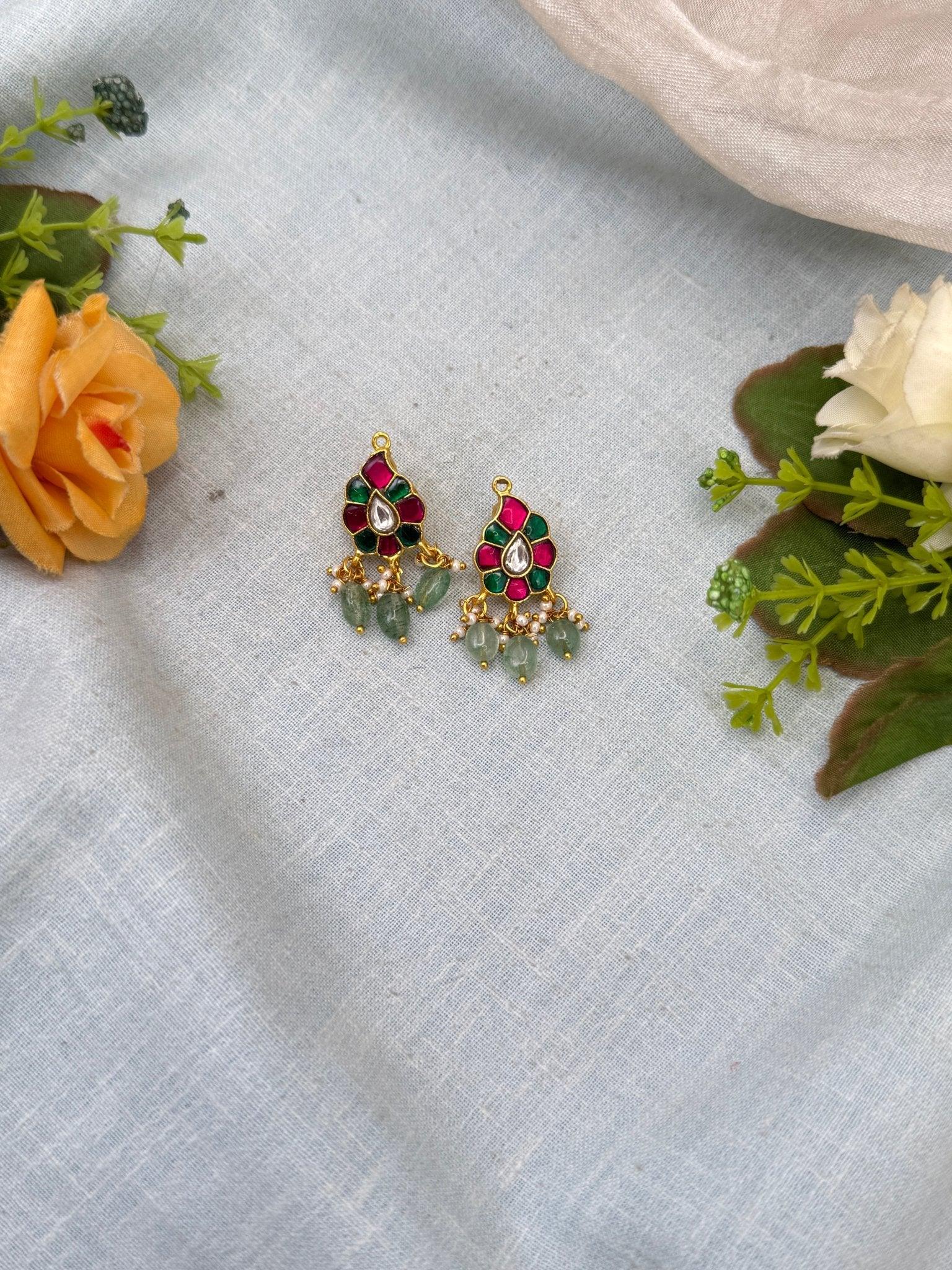 Royal Jadau kundan Bugadi Earcuff Earrings 0535 - Mahilas