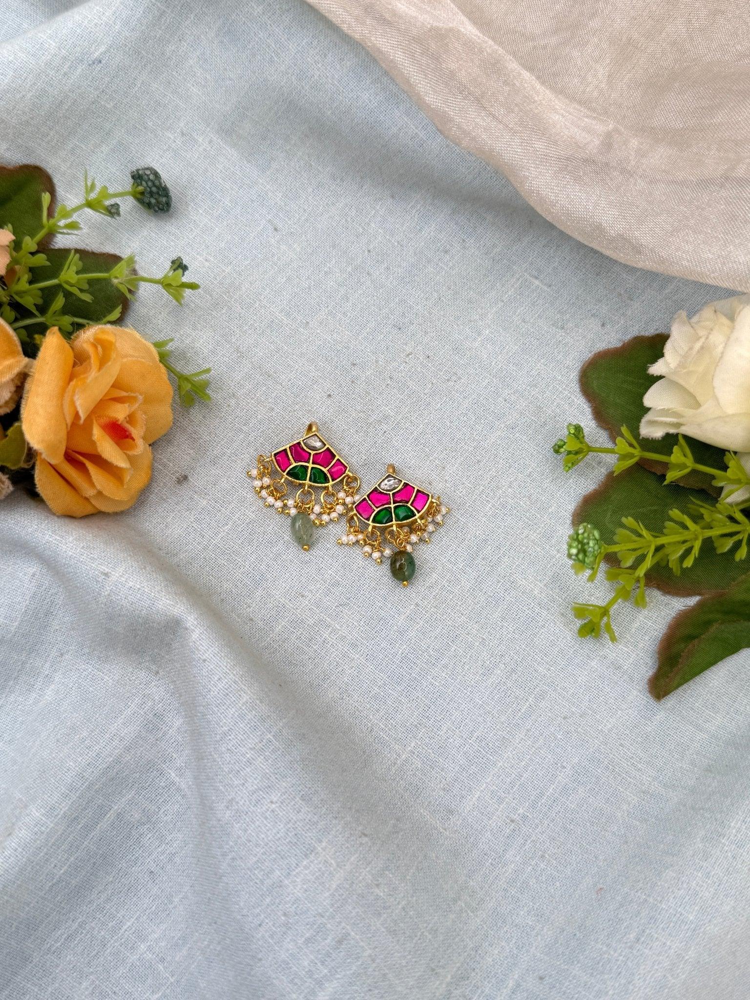 Royal Jadau kundan Bugadi Earcuff Earrings 0546 - Mahilas