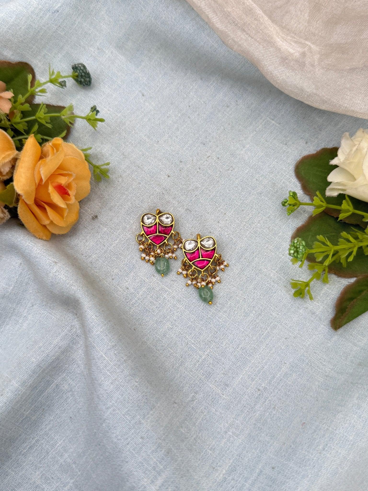 Royal Jadau kundan Bugadi Earcuff Earrings 0549 - Mahilas