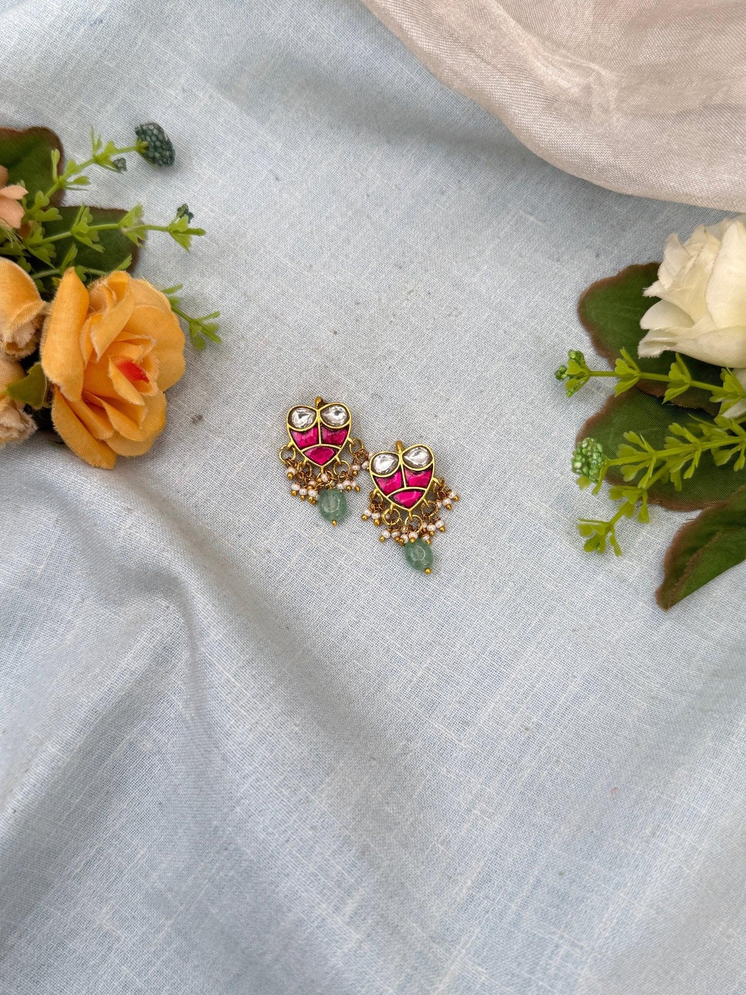 Royal Jadau kundan Bugadi Earcuff Earrings 0550 - Mahilas