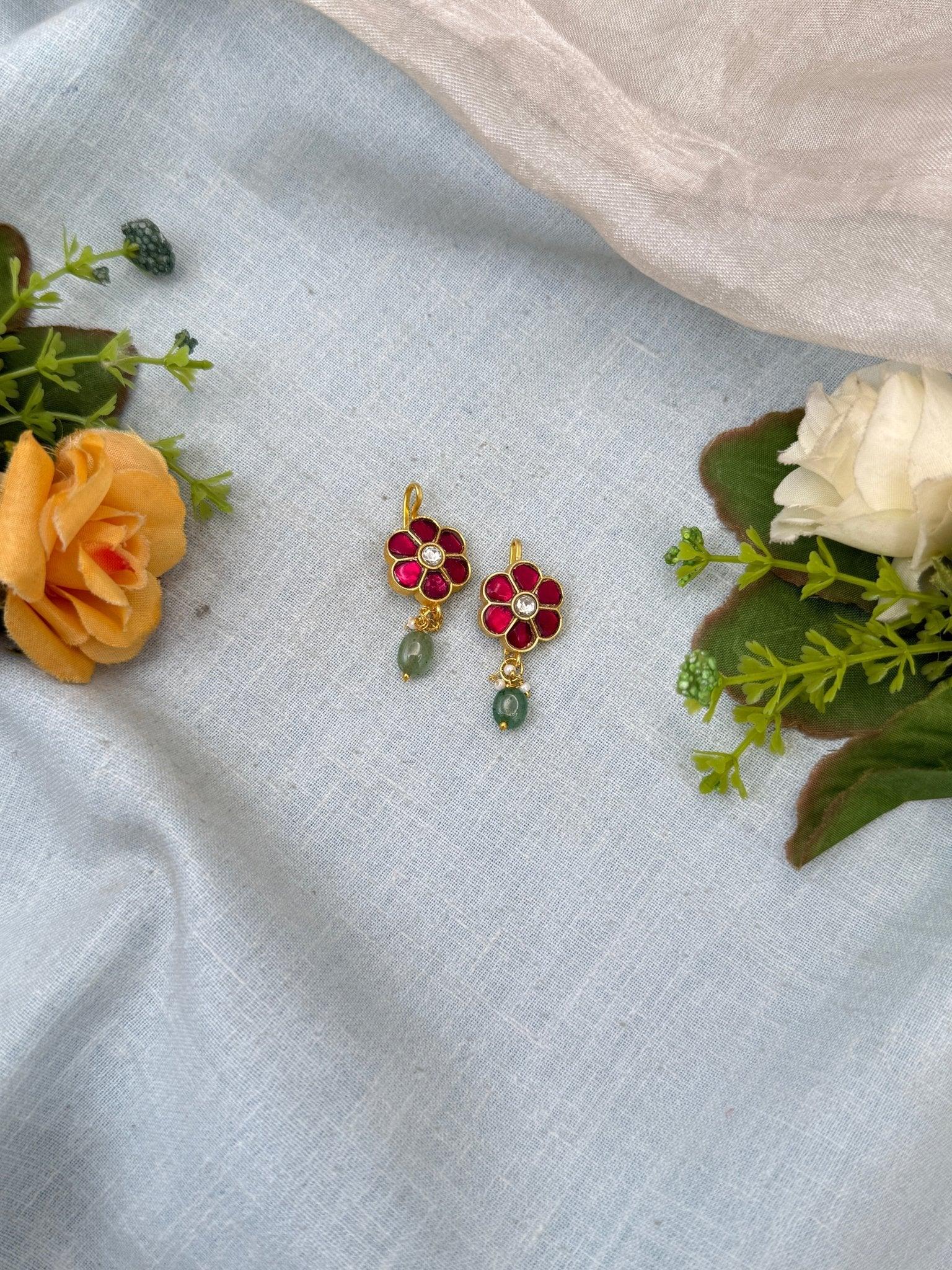 Royal Jadau kundan Bugadi Earcuff Earrings 0554 - Mahilas